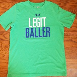 Boys Under Armour short sleeve shirt